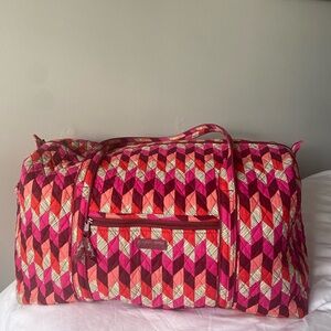 Large Vera Bradley Weekender Quilted Duffle